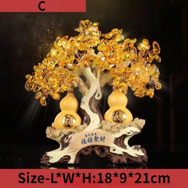 Fate Tree Money Tree Opening Gift Room Wealth Attraction Decoration Artwork Shop Office Decoration