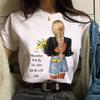 Summer Fashion City Girls Simple T-shirt Trend Women's Fashion White Short-sleeved Women's T-shirt Harajuku
