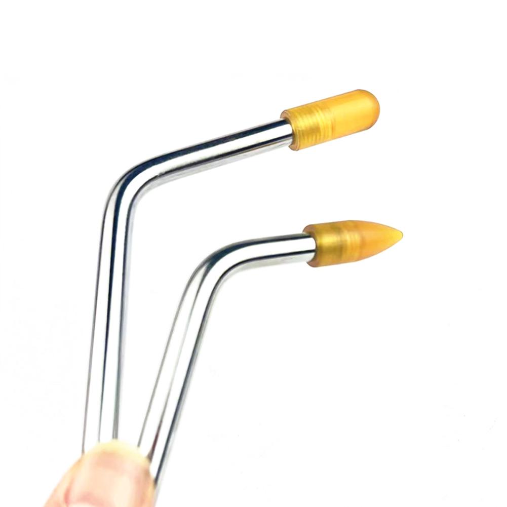 2Pcs Car Dent Removal Tools M6/M8 Thread Repair Hook Repair Rod Tips Accessories Slide Bar Replacement Head Dent Repair Kit