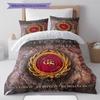 Whitesnake Pattern Bedding,Quilt Set Quilt Cover Pillowcase Home Birthday Gift (1 * Duvet Cover + 2 * Pillowcase, Without Core)