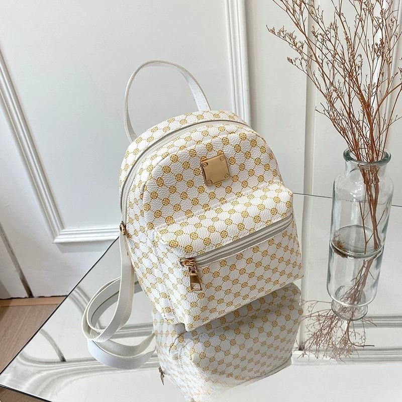 Girls Schoolbag 2024ladies Bags Foreign Trade Backpack One Piece Wholesale Fashion Versatile Korean Version Backpack Women