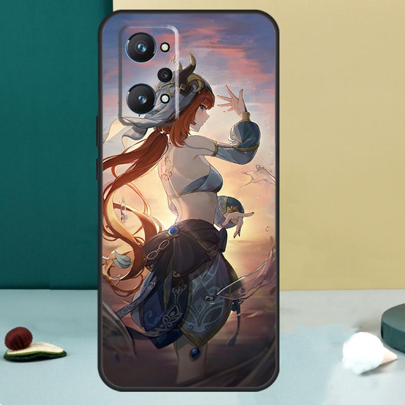 Genshin Impact Nilou For Realme 11 10 12 13 14 Pro Plus GT 7 6 5 Pro GT 6T C67 C61 C53 C51 C21Y C25S C75 C55 Case