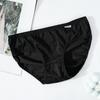 Cotton Crotch Panties for Women Low Waist Girls Cute Brief Solid Color Breathable Underwear