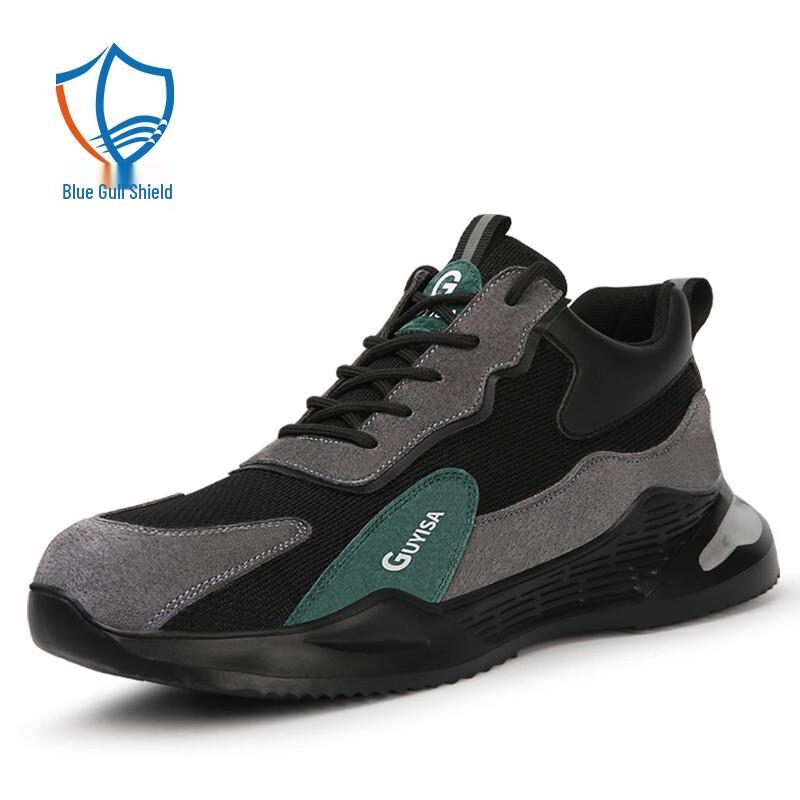 Lan oudun Men s Anti-Smash Puncture-Proof Safety Work Shoes 43