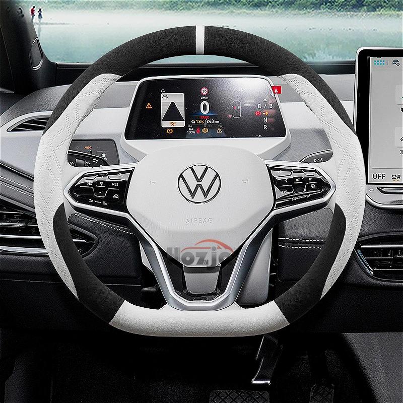 

Захисна накладка на кермо з замші для Volkswagen T-ROC R Taigo Touareg R Atlas R Taos T-Cross 2018 - 2023 2024 2025 Аксесуари