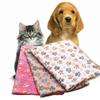 Print Paw Pet Soft Blanket Dog Cat Beds Coral Fleece Mat Warm Pets Products