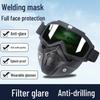 Electric Welding Protective Mask with Anti-Fog, Anti-Light, Anti-Arc, Eye Protection, Anti-Splash, Anti-UV Full Face and Goggles.