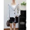 Design Streamer Large Lapel Knitted Cardigan Autumn and Winter New Loose Temperament Sweater Jacket Women