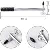 LadyRosian 16PCS Car Paintless Dent Repair Tools Aluminum Dent Hammer With Knock Down Head Tap Kit Leveling Telescopic Hammer Set For Car Hail Damage