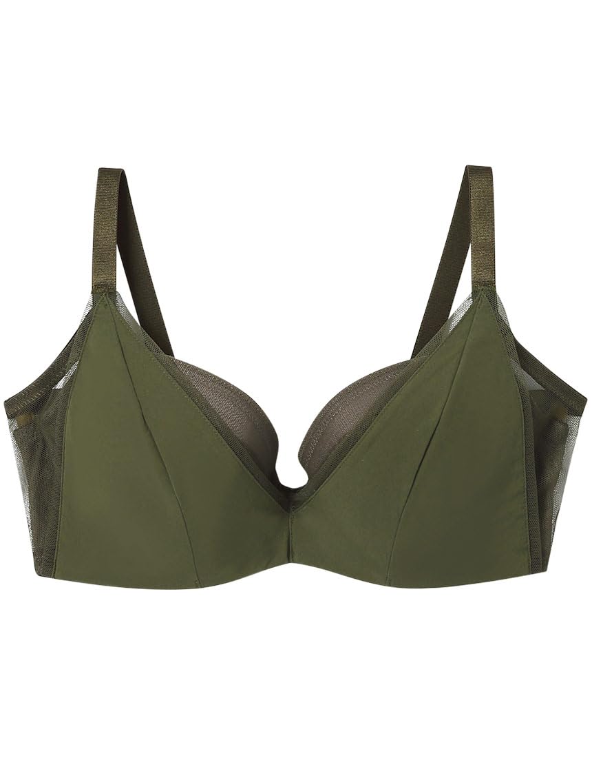 

Бюстгальтер JB2310 GR [Unnanacool] с высокой спинкой, плотной посадки, до G большого размера, Бюстгальтер, боковой, разглаживающий, макияжный, чашка, [Теперь я простая] Женский