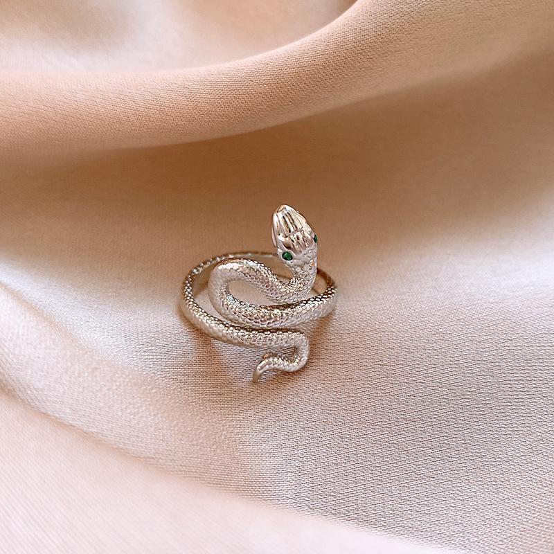 Luxury Geometric Zirconia Open Ring - Elegant and Versatile Hand Jewelry