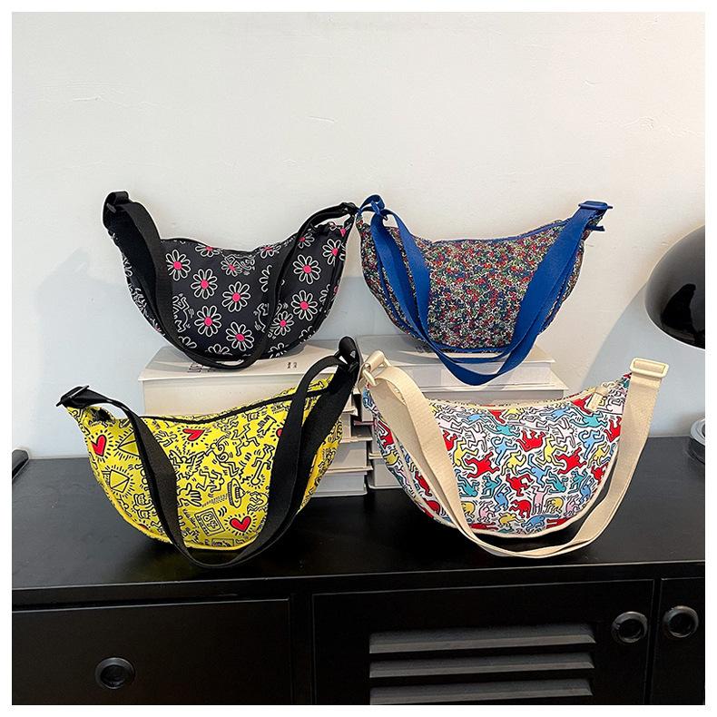 Женская сумка-портфель с принтом на молнии — фото 11