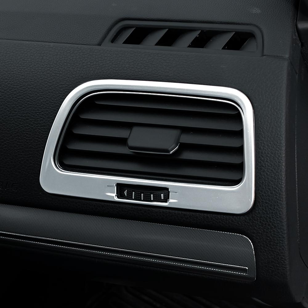Car Air Outlet Trim for Volkswagen VW Golf 7 MK7 7.5 MK7.5 2013 - 2019 LHD 2Pcs Air Conditioning Vent Panel Cover Sticker