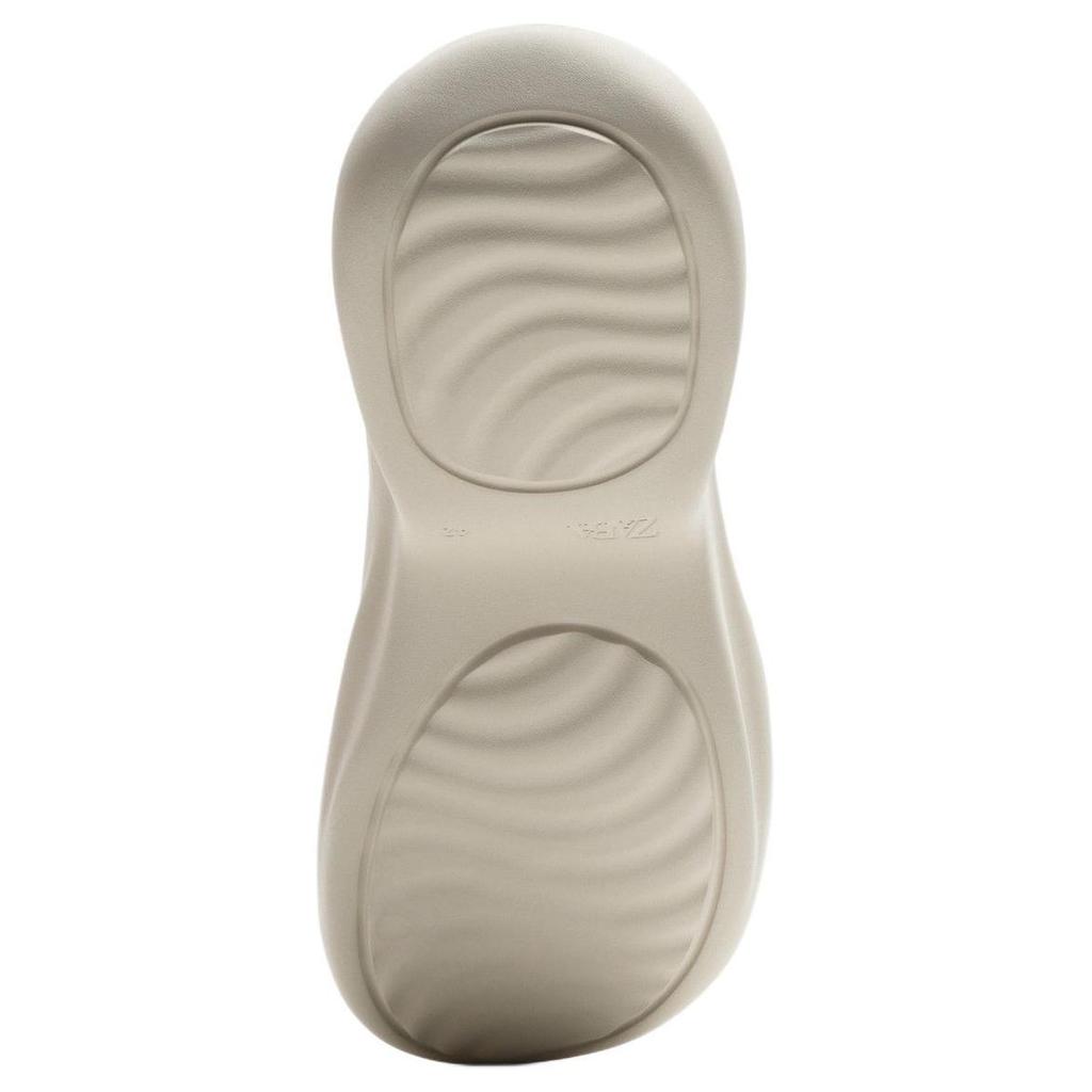 Zara Lightweight EVA Open-Toe Anti-Chafe Slide Sandals Men Footwear White 12701420805