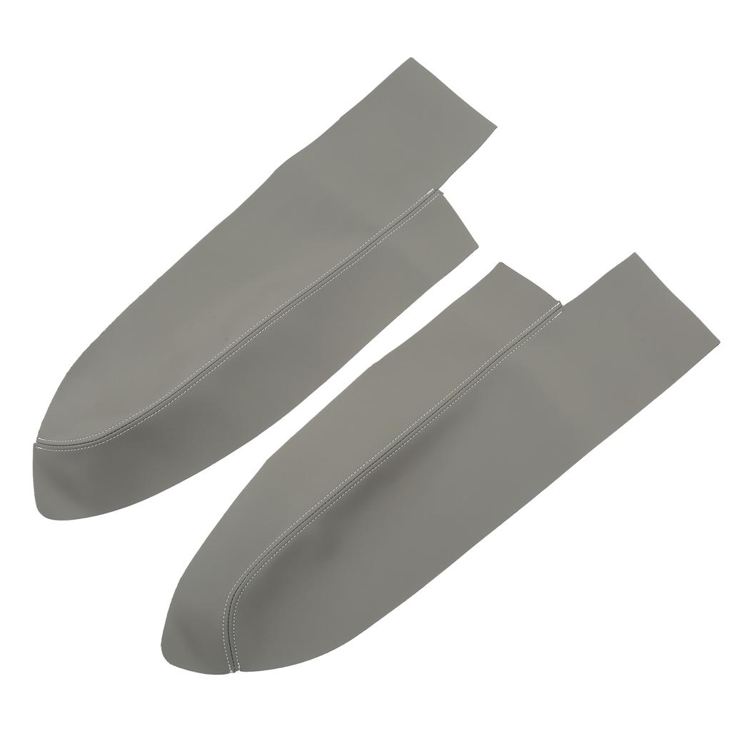 1 Pair Front Door Panel Armrest Cover Microfiber Leather Car Interior Accessories Replacement for