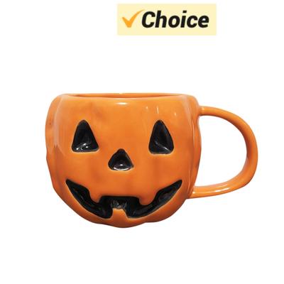 2024 Mode Kreativ Halloween Cushaw Geist Niedliche Tasse Handbemalt Geeignet Für Halloween Party Szenendekoration