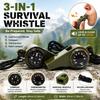 1in1 Outdoor Emergency Whistle with Compass, Thermometer, Outdoor Whistle, Convenient To Carry Suitable for Camping and Hiking