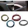 Moulding Styling Car Decorative Filler Strip Interior Exterior Set Red Meters 5