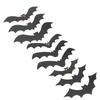 9 PCS Hanging Bats Decoration Courtyard Halloween Party Festival Flying Bats Hanging Ornaments