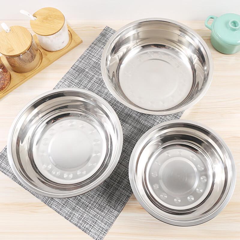 304 Stainless Steel Kitchen Mixing Bowl, 28cm