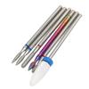 6pcs Nail Cuticle Cleaner Bit Professional Rotary Polishing Nail Drill Cone Bit for Manicure Salon