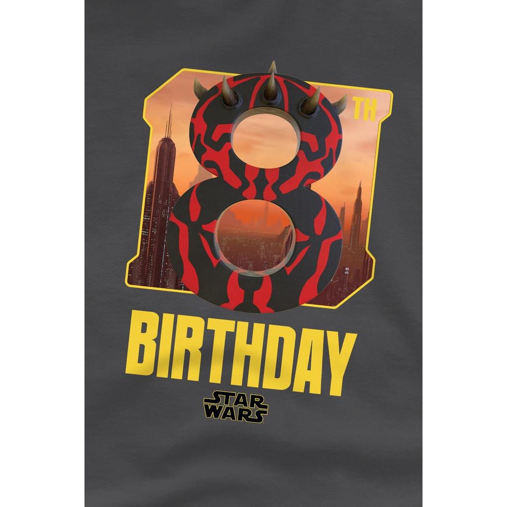 Star Wars Childrens/Kids Darth Maul Space 8th Birthday T-Shirt