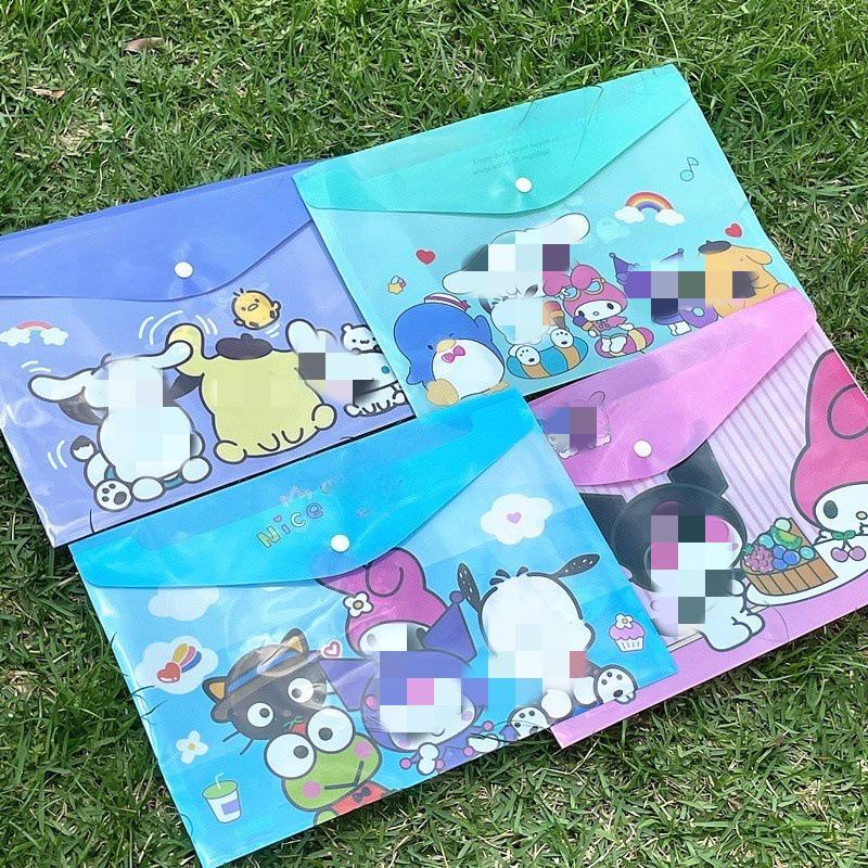 Creative Sanliou A4 Cartoon Buckle Folder for Students