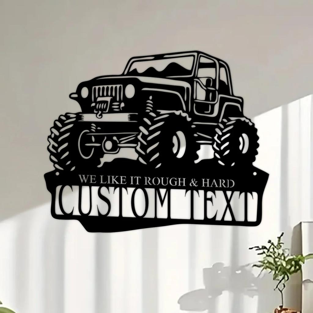 Laserschnitt Metall Auto Wandkunst, Motorrad Garage Dekor, Personalisiertes Harley Davidson Schild, Outdoor Man Cave Ornament