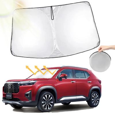 Oricarmes Honda 2. Generation DG5 Typ WR-V Sonnenschutz vorne mit Aufbewahrungstasche Sonnenschutz nur für WRV Zubehör [WR-V Sonnenschutz] WR-V WR-V