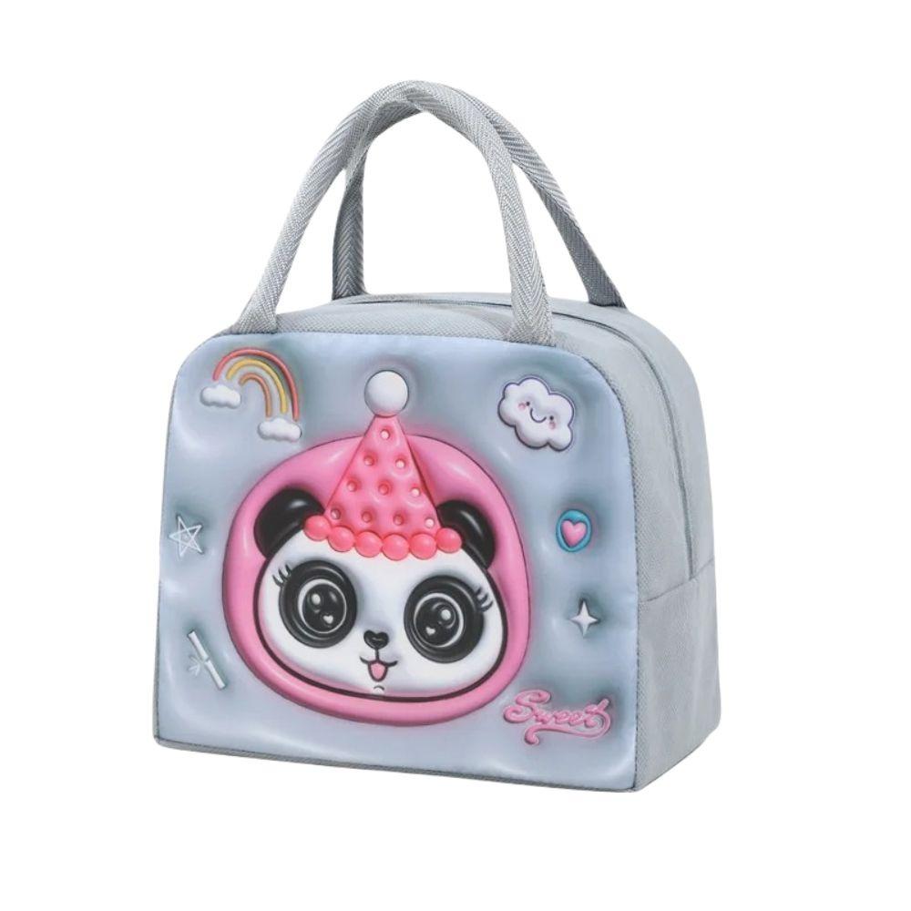 New 3D Children's Lunch Box Bag Cartoon Thickened Thermal Insulation Bag Aluminum Foil Cool Storage Fresh Storage Bag For Kids