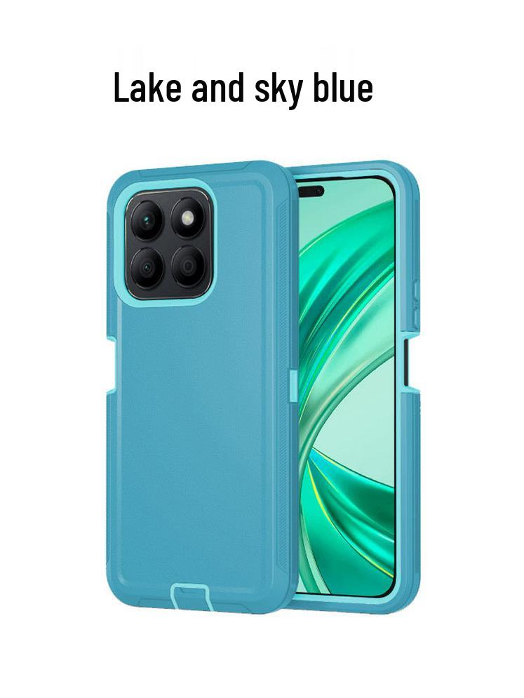 Honor X8B/X8A 4G 3-in-1 Drop-Proof Protective Phone Case