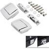 TCT-MOTORPARTS Latch Tour Luggage Latches Fit For Harley 1980-2013 Touring Street Electra Road Glide Ultra Classic