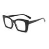 New European and American anti-blue reading glasses tortoiseshell pattern fashion square high definition spring leg reading glasses