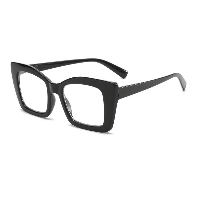 New European and American anti-blue reading glasses tortoiseshell pattern fashion square high definition spring leg reading glasses