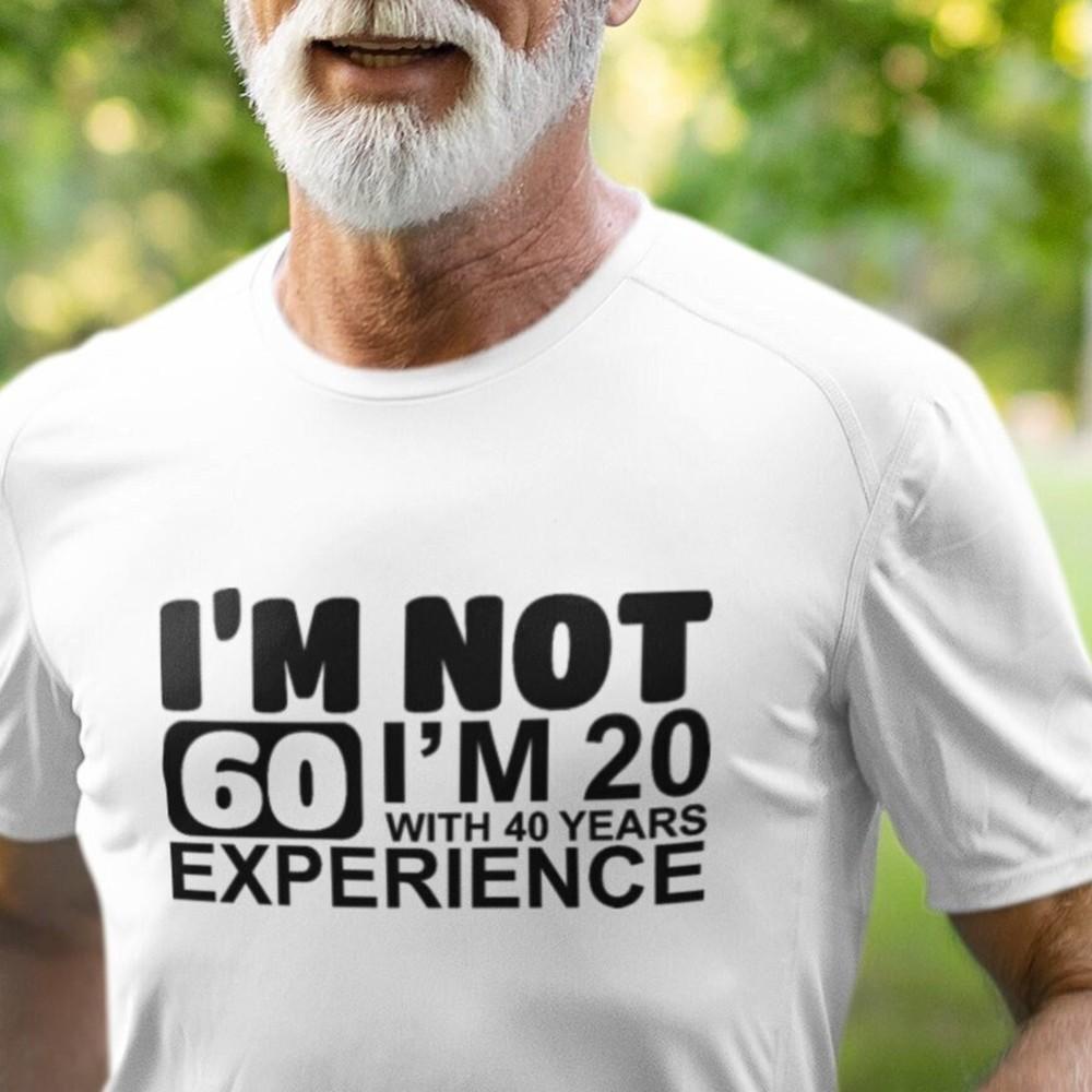 26 Grandad T-shirt, I am not Personalised Age ...With Personalised Years Experi Unisex T-Shirt L