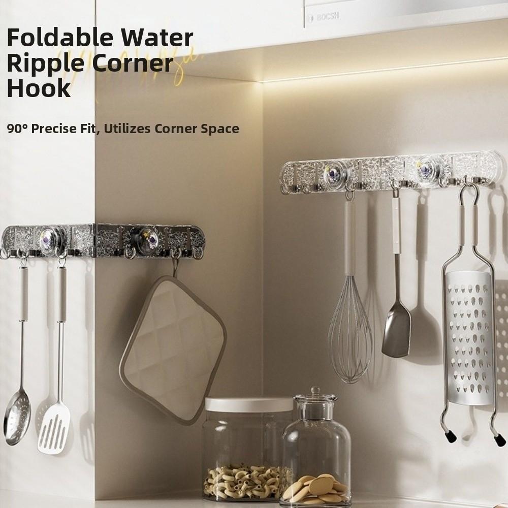 Non-Slip Folding Suction Cup Hook Multi-Purpose Row Hook Durable Towel Rack  Laundry Room