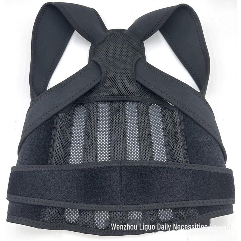 

Дышащий ортопедический пояс для коррекции осанки спины для поддержки позвоночника и плеч M (100-150 jin/80-90cm waist)