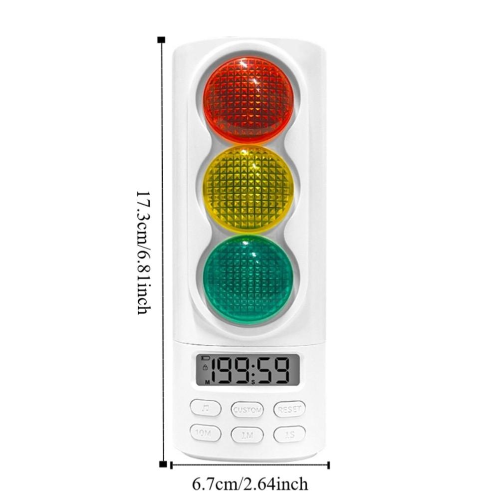 Visueller Ampeltimer aus Kunststoff Tragbarer Selbstdisziplin-Timer Schülerlernen
