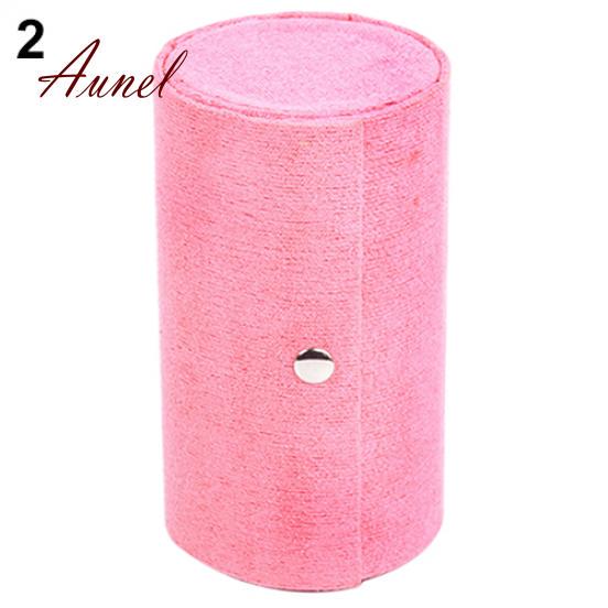 Portable Travel Jewelry Storage Case Earring Hair Tie Box