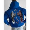 Herbst Herren Teufel Engel Aufdruck Weicher und Bequemer Hoodie Outdoor Straßenstil Kleidung