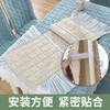 Simple Solid Color Lace Tablecloth Anti Slip Strap Integrated Seat Cushion Backrest Cover Household Dining Table Chair Dustcover