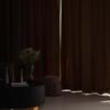 Cashmere Mink Thermal Curtains Hotel Engineering Blackout Fireproof Curtains Living Room Curtains