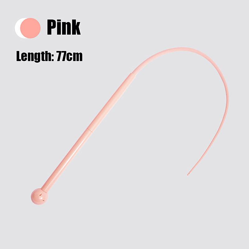 Creative Simulated Mouse Tail Cat Toy Teaser Funny Stick Silicone Long Tail Pet Interactive Toys Kitten Hunting Pet Supplies