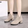 Fashion Ankle Boots for Women Work Suede Non Slip Booties New In On Offer Chic and Elegant Y2k Trend 2025 Comfortable Woman Short Shoes