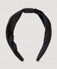 Satur (W) Classic Logo Shirred Hairband Black
