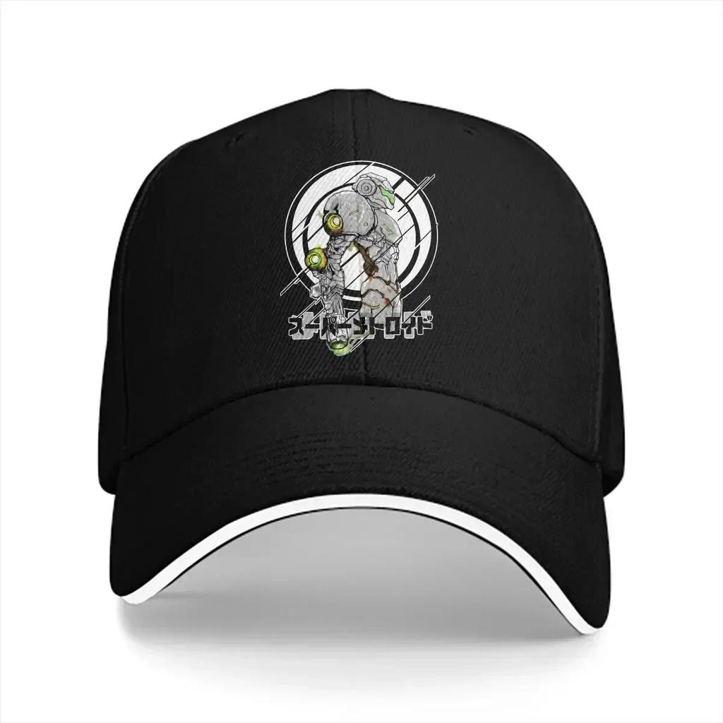 Cool Baseball Cap Men Hats Women Visor Protection Snapback Super Metroid Caps