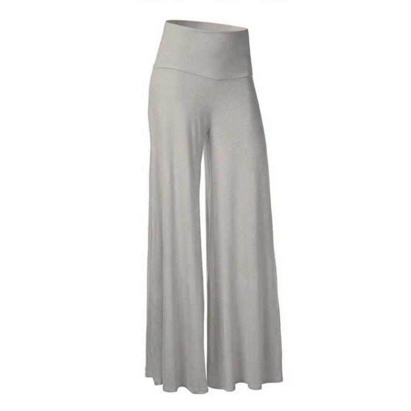 Women's Soft Wide Leg Pants Spring Summer Thin Stretch High Waist Palazzo Korean Casual Pants Loose Oversize Floor Pant