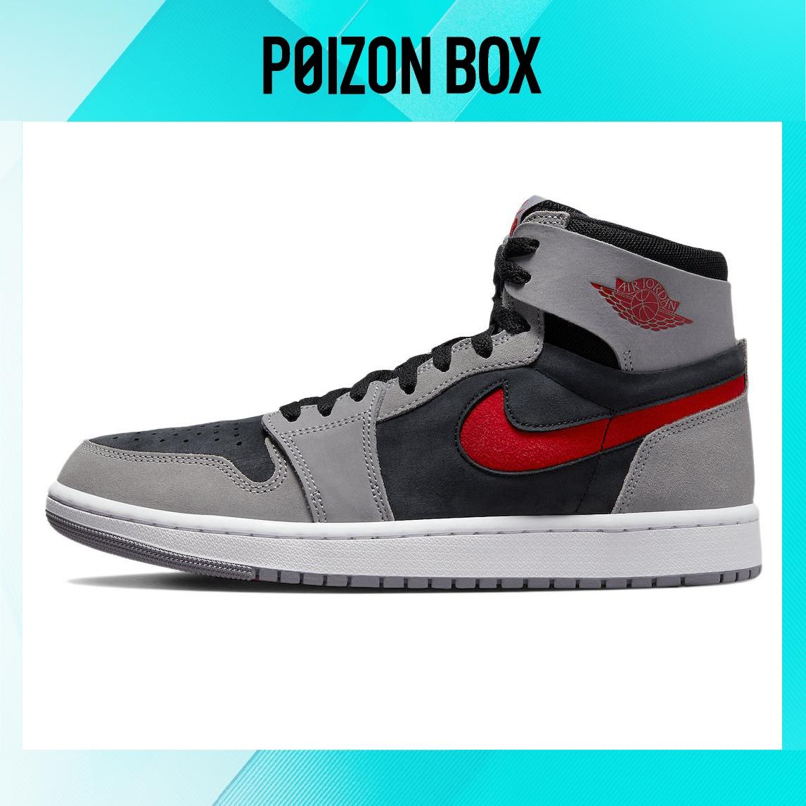 

кроссовки Air Jordan 1 High Zoom Air CMFT 2 Balck Fire REd Cement DV1307-060