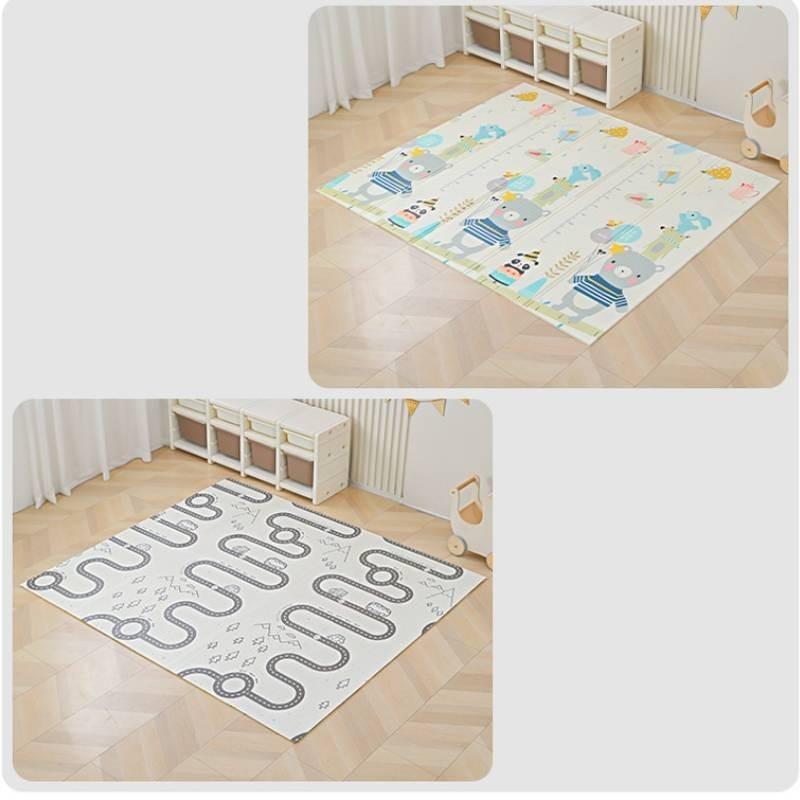 Extra Thick Baby Crawling Mat Xpe Foldable Foam Carpet With Cartoon Patterns