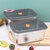 316 Stainless Steel Leak-proof Bento Box Sealed Camping Lunch Box Fresh-Keeping Fruit Container for Household Refrigerators